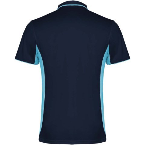 Montmelo koszulka polo unisex z krótkim rękawem navy blue, błękitny