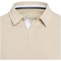 Clyde bluza polo do rugby unisex oatmeal