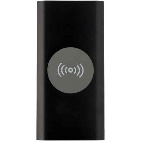 Juice bezprzewodowy powerbank o pojemności 8000 mAh Type-C z aluminium pochodzącego z recyklingu czarny