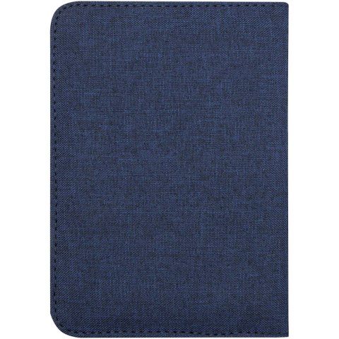 Ross etui na paszport RPET RFID wykonane z materiałów z recyklingu z certyfikatem GRS granatowy melanż