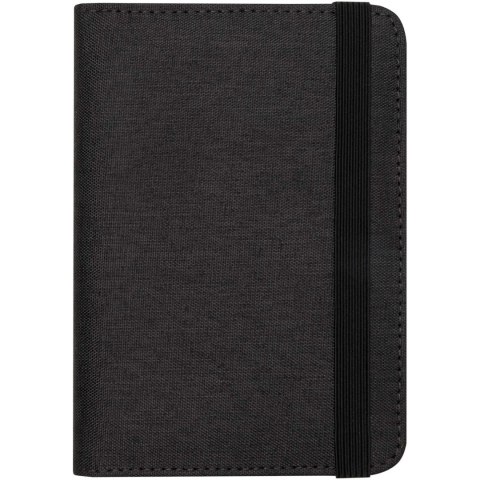 Ross etui na paszport RPET RFID wykonane z materiałów z recyklingu z certyfikatem GRS heather charcoal