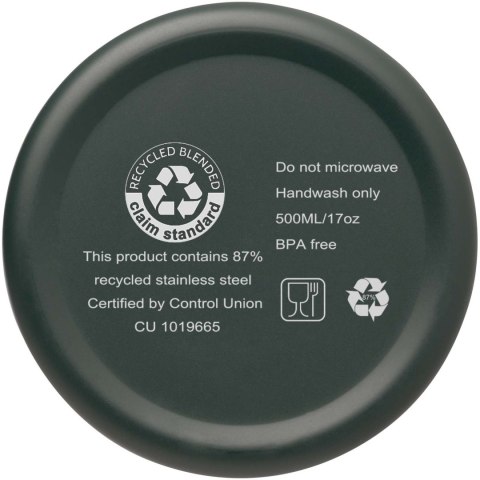 Vasa butelka ze stali nierdzwenej z recyklingu z miedzianą izolacją próżniową o pojemności 500 ml posiadająca certyfik