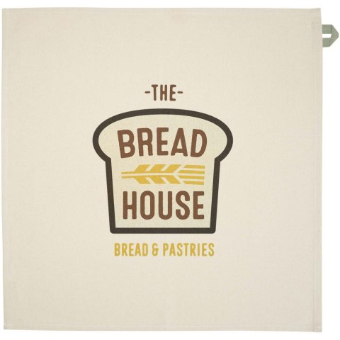 Alora ręcznik kuchenny z bawełny z recyklingu 200 g/m² zielony melanż