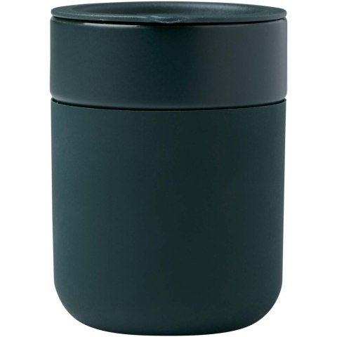 Java kubek ceramiczny z silikonową osłoną i plastikową pokrywką 330 ml zielony Java kubek ceramiczny z silikonową osłoną i plastikową pokrywką 330 ml zielony