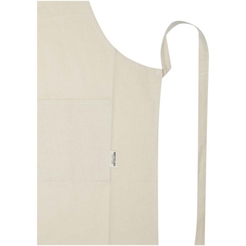 Nia fartuch z bawełny z recyklingu 200 g/m² zielony melanż