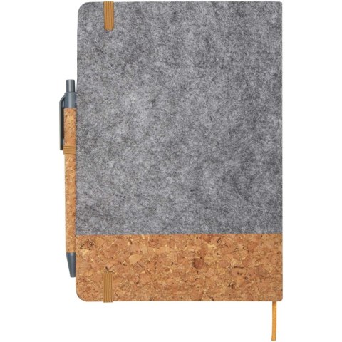 Veronica notatnik A5 w twardej okładce szary, piasek pustyni