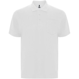 Centauro Premium koszulka polo unisex z krótkim rękawem biały (R66071Z1)