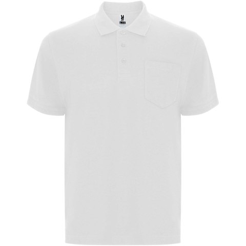 Centauro Premium koszulka polo unisex z krótkim rękawem biały