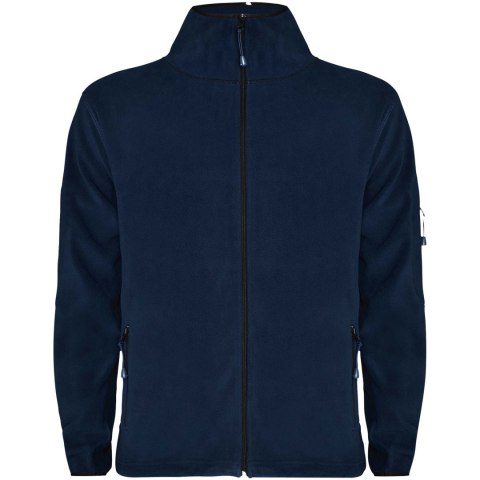 Luciane męska kurtka polarowa z zamkiem błyskawicznym na całej długości navy blue (R11951R3)