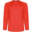 Montecarlo long sleeve kids sports t-shirt czerwony (K04154ID)