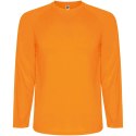 Montecarlo long sleeve kids sports t-shirt fluor orange (K04153LH)