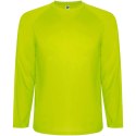 Montecarlo long sleeve kids sports t-shirt fluor yellow (K04151CH)