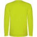 Montecarlo long sleeve kids sports t-shirt fluor yellow (K04151CH)