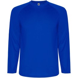 Montecarlo long sleeve kids sports t-shirt niebieski