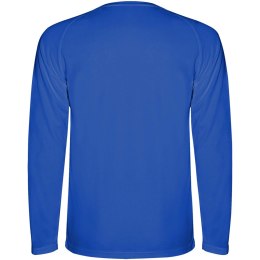 Montecarlo long sleeve kids sports t-shirt niebieski