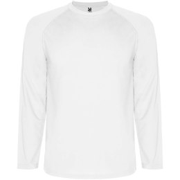 Montecarlo long sleeve men's sports t-shirt biały (R04151Z1)