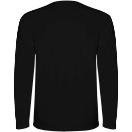 Montecarlo long sleeve men's sports t-shirt czarny (R04153O1)