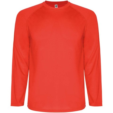 Montecarlo long sleeve men's sports t-shirt czerwony (R04154I1)