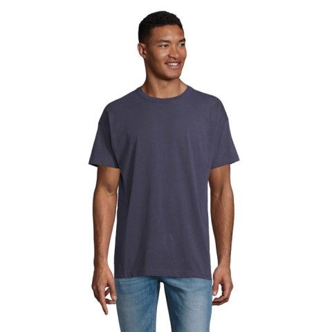 BOXY MEN T-SHIRT OVERSIZE French Navy S (S03806-FN-S)