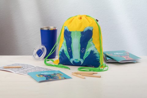 CreaDraw Kids RPET personalizowany worek ze sznurkami dla dzieci