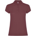 Star koszulka damska polo z krótkim rękawem berry red (R66348U1)