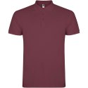 Star koszulka męska polo z krótkim rękawem berry red (R66388U5)