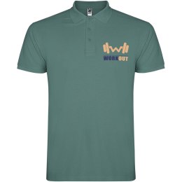 Star koszulka męska polo z krótkim rękawem calm blue (R6638A33)