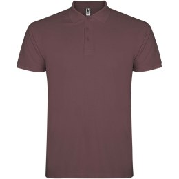 Star koszulka męska polo z krótkim rękawem pale red (R6638A23)