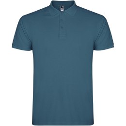 Star koszulka męska polo z krótkim rękawem storm blue (R66388V2)