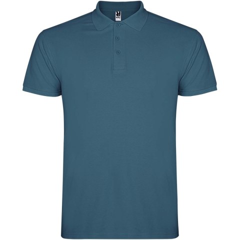 Star koszulka męska polo z krótkim rękawem storm blue (R66388V2)