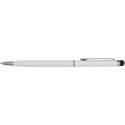 Ore aluminium ballpoint pen with stylus biały (10625601)