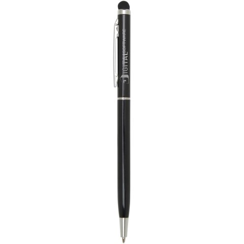 Ore aluminium ballpoint pen with stylus czarny