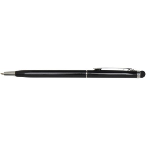Ore aluminium ballpoint pen with stylus czarny