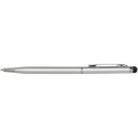 Ore aluminium ballpoint pen with stylus srebrny (10625681)