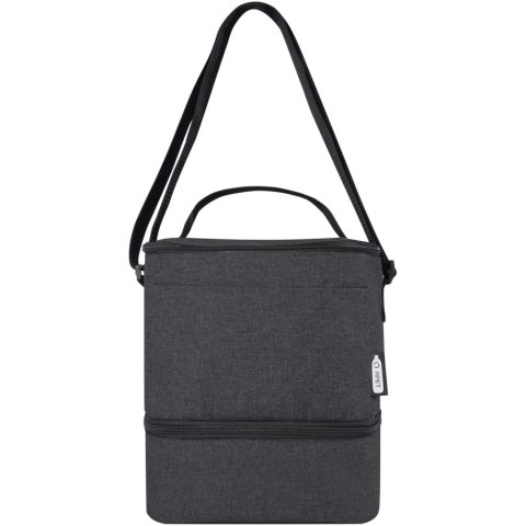 Torba termoizolacyjna na lunch Tundra mieszcząca 9 puszek, wykonana z plastiku PET z recyklingu heather charcoal