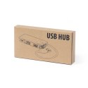 Bambusowy hub USB i USB-C