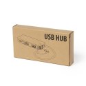 Bambusowy hub USB i USB-C