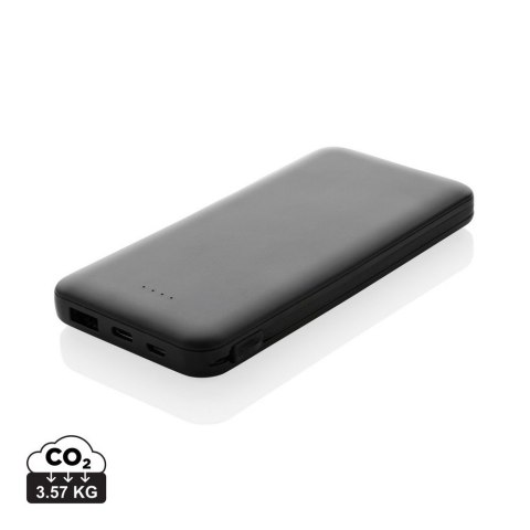 Power bank 10000 mAh Lockhart, zintegrowane kable