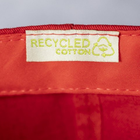 Czapka z daszkiem z bawełny z recyklingu