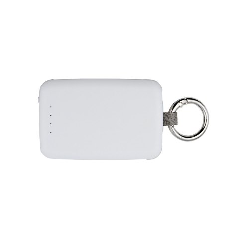 Power bank 4000 mAh, karabińczyk i lampka 1W | Dimetrice Power bank 4000 mAh, karabińczyk i lampka 1W | Dimetrice