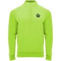 Epiro bluza unisex z długim rękawem i zamkiem błyskawicznym 1/4 fluor green (R11155B1)