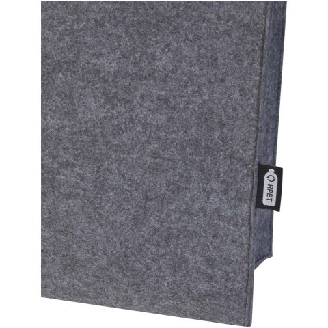 Felta torba z dnem na zakupy wykonana z filcu z recyklingu posiadającego certyfikat GRS o pojemności 20 l średnioszary