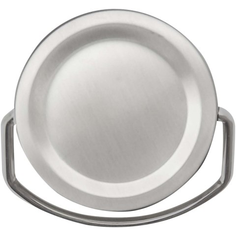 Sedona butelka na wodę o pojemności 500 ml wykonana ze stali nierdzewnej z certyfikatem RCS srebrny