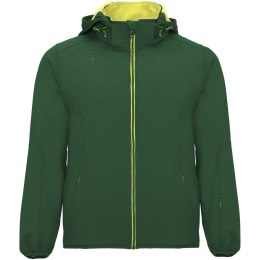 Siberia kurtka unisex typu softshell butelkowa zieleń (R64284Z6)