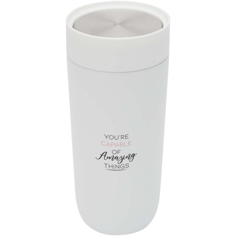 Camden kubek o pojemności 350 ml ze stali nierdzewnej z certyfikatem RCS biały