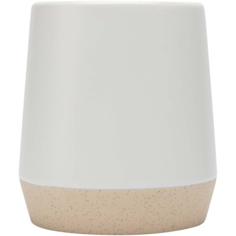 Dolce kubek ceramiczny o pojemności 300 ml z matowym wykończeniem biały