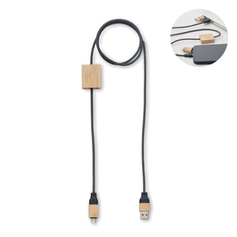 Kabel ładujący o mocy 60W drewna (MO2520-40)