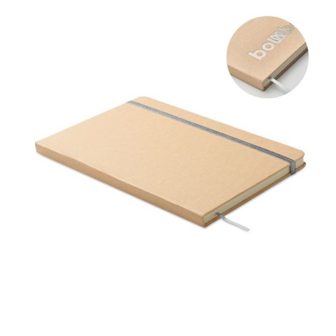 Kolorowy notatnik A5 srebrny