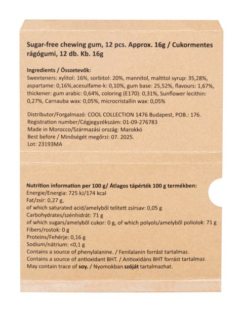 Personalizowana guma do żucia