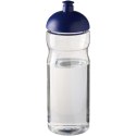 Bidon H2O Eco o pojemności 650 ml z wypukłym wieczkiem przezroczysty, niebieski